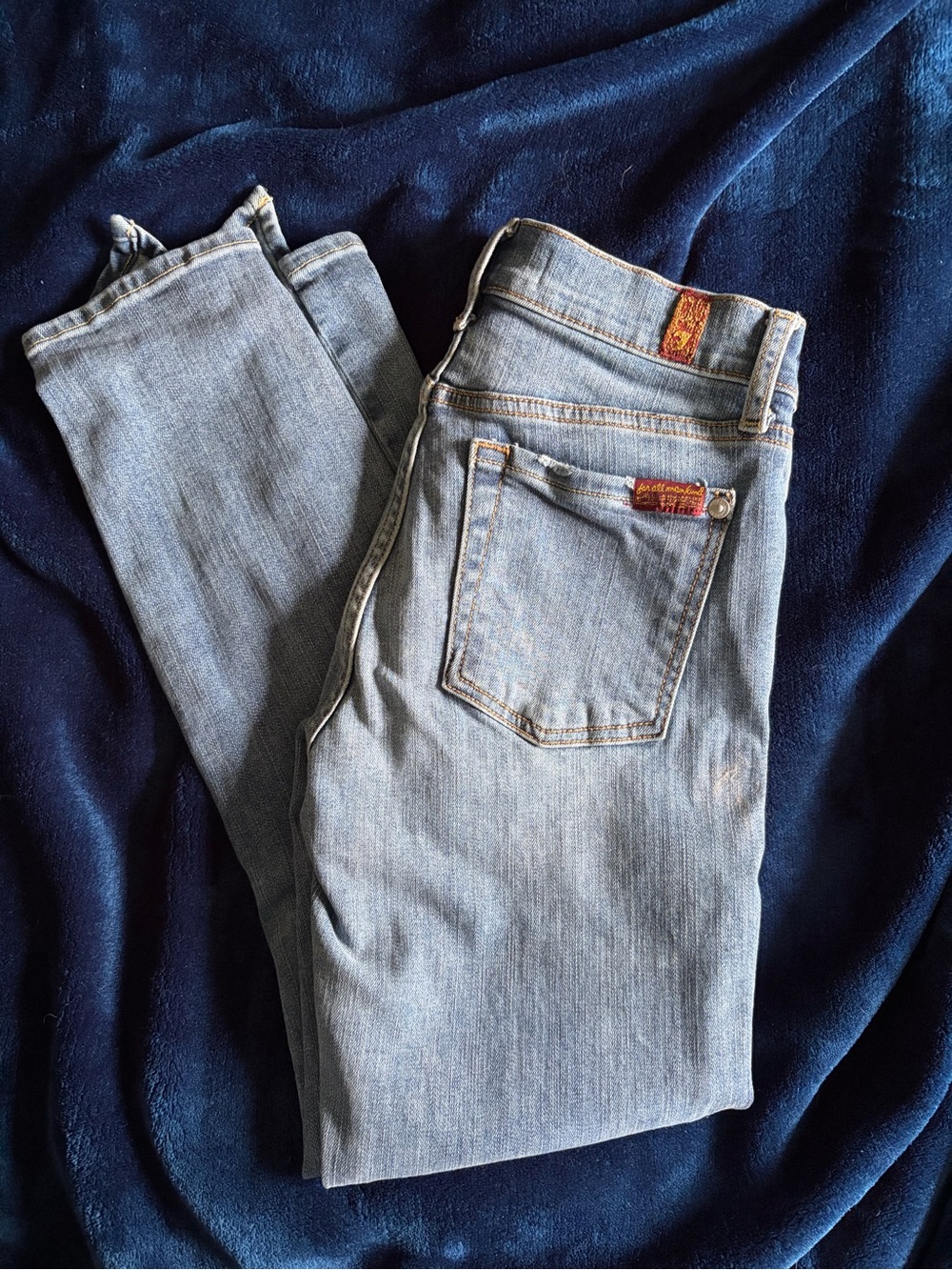 Light Wash Women's Jeans - the ankle skinny Jean